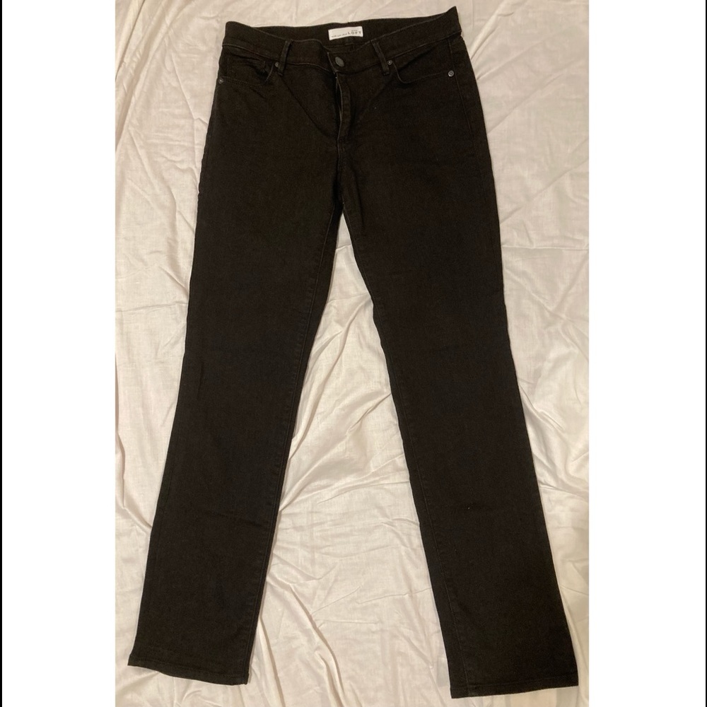 Loft Modern Straight Black Jeans